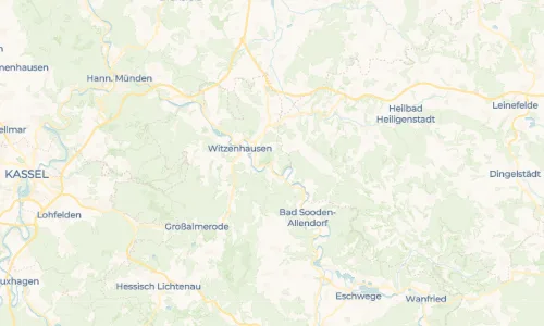 Regenradar Vorschaubild - Aktuelle Niederschläge in Werleshausen und Umgebung