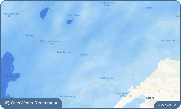 Widget-Vorschau für Werna Wetter-Widget-Vorschau mit Vorhersagedaten für Werna