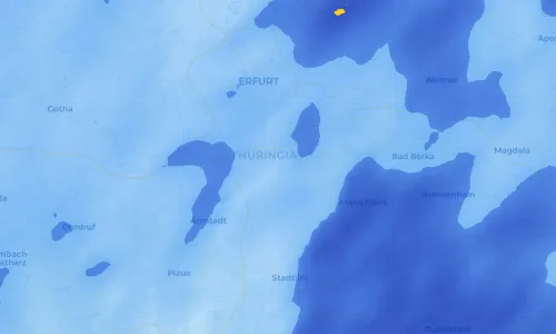 Regenradar Vorschaubild - Aktuelle Niederschläge in Werningsleben und Umgebung