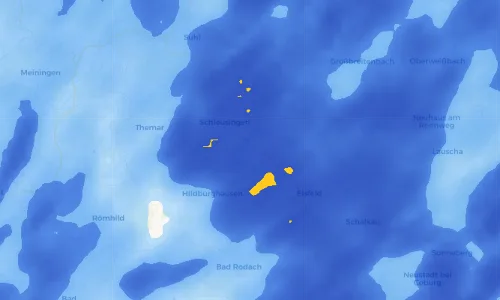 Regenradar Vorschaubild - Aktuelle Niederschläge in Wiedersbach und Umgebung