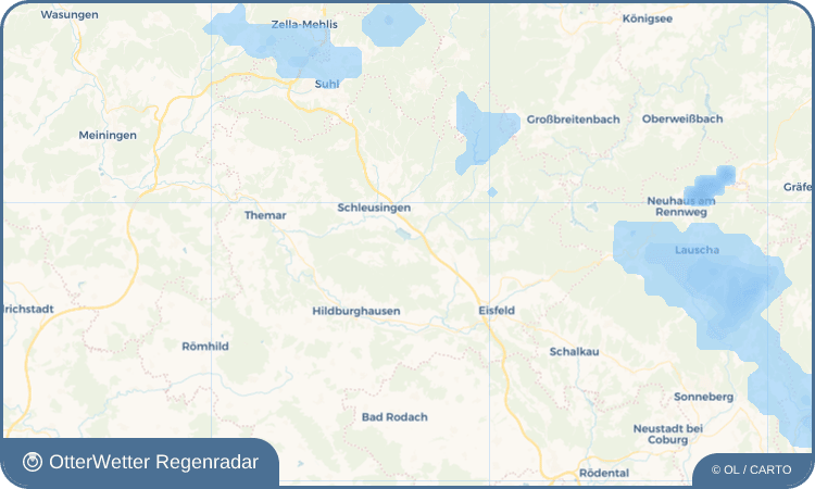 OtterWetter Regenradar-Widget Wiedersbach