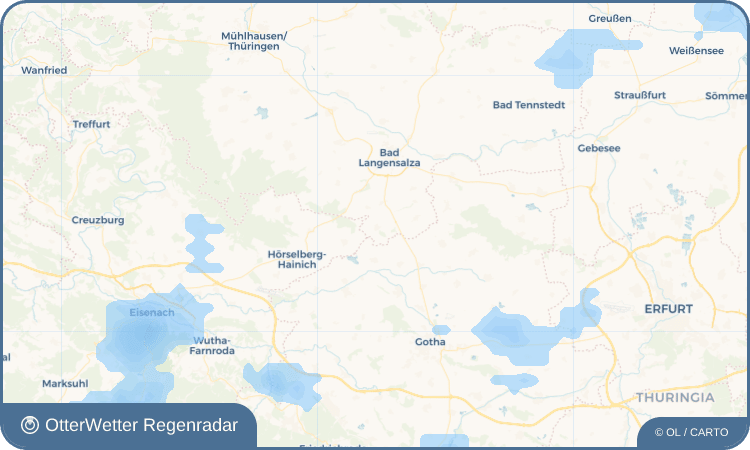Wetter-Widget-Vorschau mit Vorhersagedaten für Wiegleben