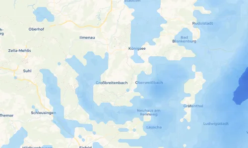 Regenradar Vorschaubild - Aktuelle Niederschläge in Wildenspring und Umgebung