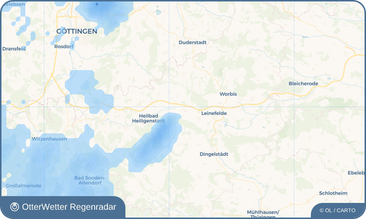 Widget-Vorschau für Wingerode Wetter-Widget-Vorschau mit Vorhersagedaten für Wingerode