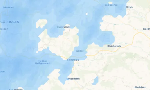 Regenradar Vorschaubild - Aktuelle Niederschläge in Wintzingerode und Umgebung