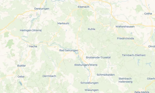 Regenradar-Vorschau: aktuelle Niederschläge in Witzelroda und Umgebung