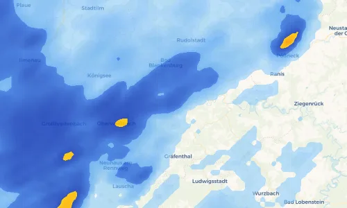 Regenradar Vorschaubild - Aktuelle Niederschläge in Witzendorf und Umgebung