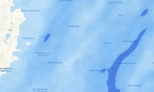 Regenradar Vorschaubild - Aktuelle Niederschläge in Wölfershausen und Umgebung