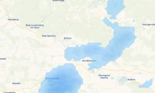 Regenradar Vorschaubild - Aktuelle Niederschläge in Woffleben und Umgebung