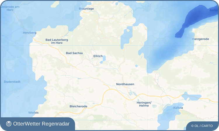 OtterWetter Regenradar-Widget Woffleben
