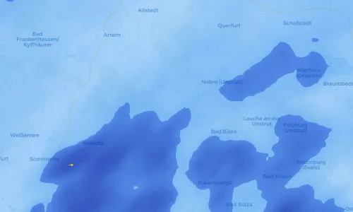 Regenradar Vorschaubild - Aktuelle Niederschläge in Wohlmirstedt und Umgebung