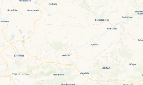 Regenradar Vorschaubild - Aktuelle Niederschläge in Wohlsborn und Umgebung