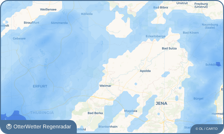 OtterWetter Regenradar-Widget Wohlsborn