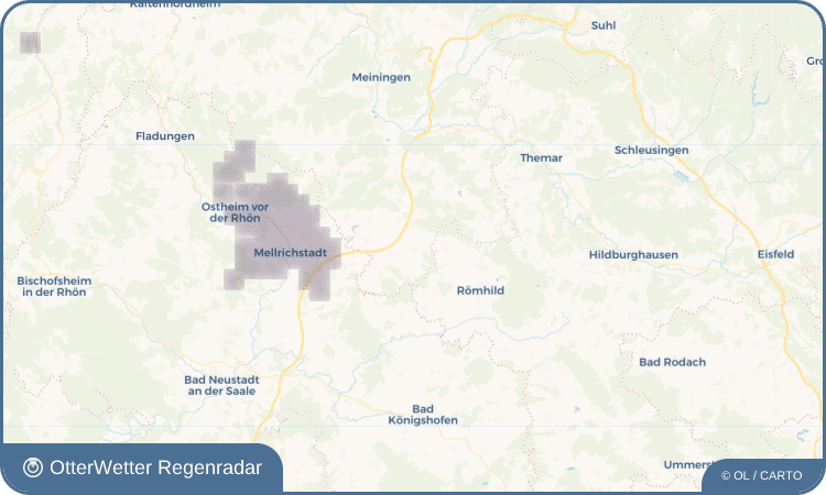OtterWetter Regenradar-Widget Wolfmannshausen