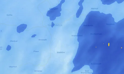 Regenradar Vorschaubild - Aktuelle Niederschläge in Wülfershausen und Umgebung