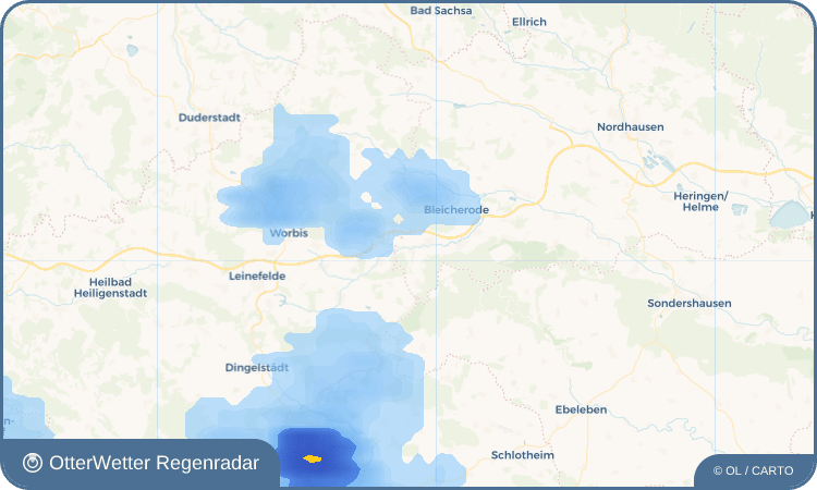 OtterWetter Regenradar-Widget Wülfingerode