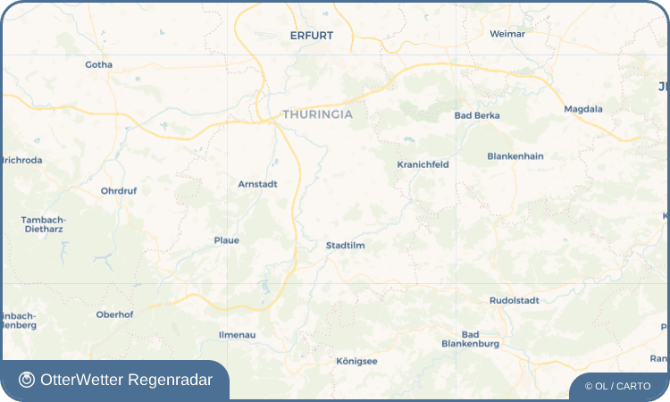 OtterWetter Regenradar-Widget Wüllersleben
