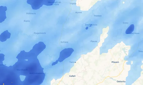 Regenradar Vorschaubild - Aktuelle Niederschläge in Wüstendittersdorf und Umgebung