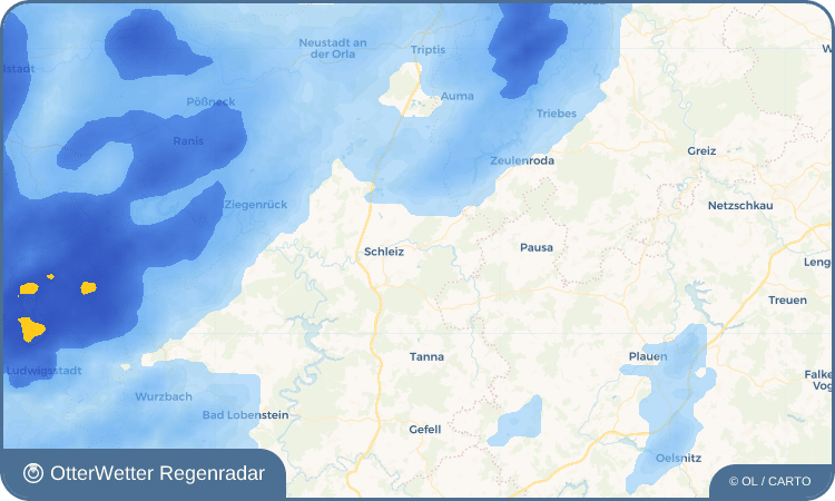 Widget-Vorschau für Wüstendittersdorf Wetter-Widget-Vorschau mit Vorhersagedaten für Wüstendittersdorf