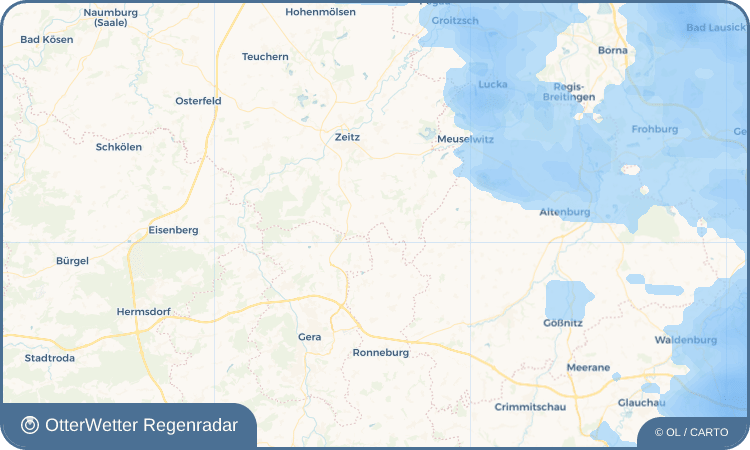 OtterWetter Regenradar-Widget Wüstenroda
