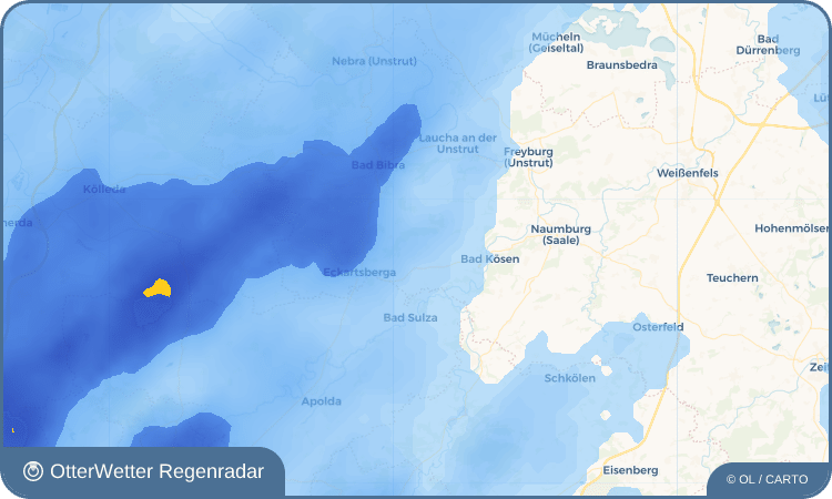 OtterWetter Regenradar-Widget Zäckwar