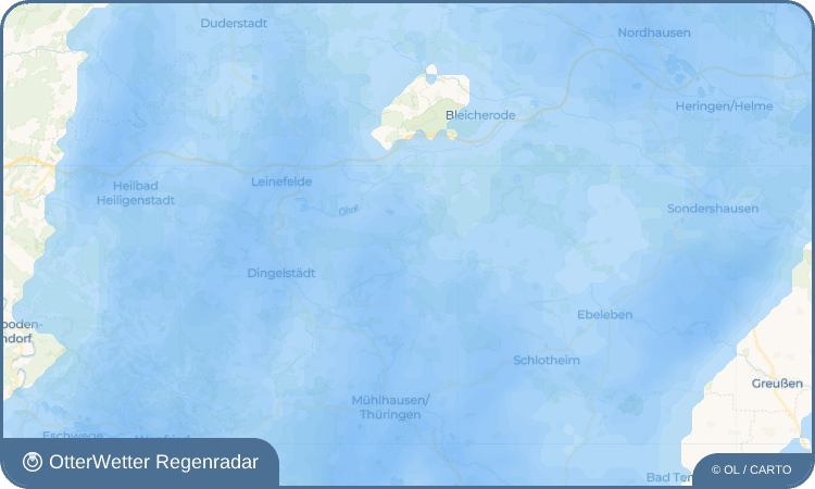 OtterWetter Regenradar-Widget Zaunröden