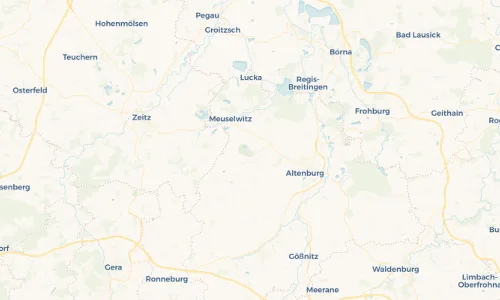 Regenradar Vorschaubild - Aktuelle Niederschläge in Zechau und Umgebung