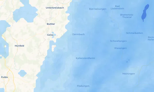 Regenradar Vorschaubild - Aktuelle Niederschläge in Zella/Rhön und Umgebung