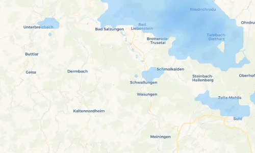 Regenradar Vorschaubild - Aktuelle Niederschläge in Zillbach und Umgebung
