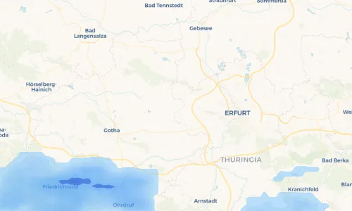 Regenradar Vorschaubild - Aktuelle Niederschläge in Zimmernsupra und Umgebung