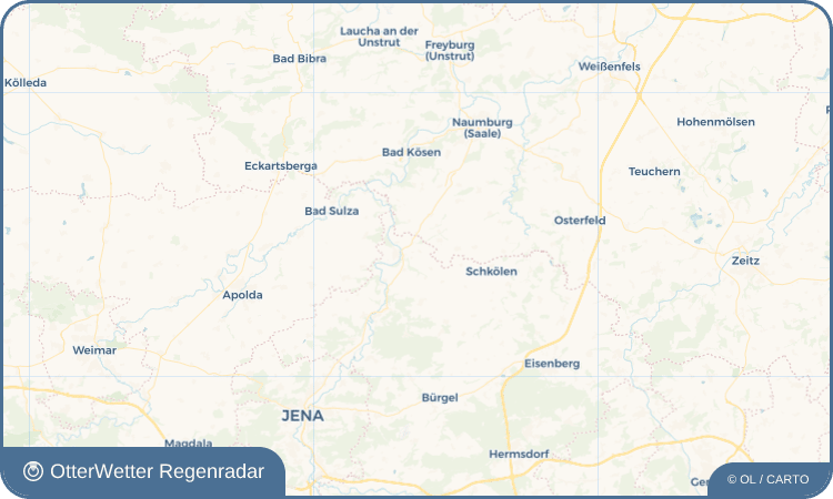 OtterWetter Regenradar-Widget Zöthen