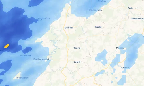 Regenradar Vorschaubild - Aktuelle Niederschläge in Zollgrün und Umgebung