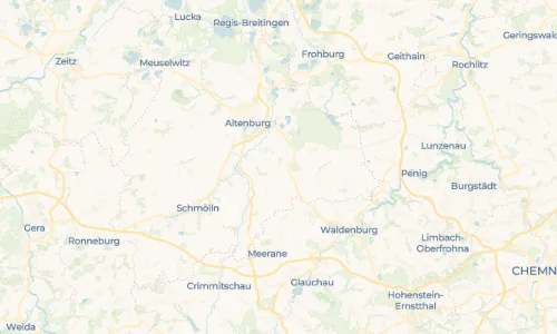 Regenradar Vorschaubild - Aktuelle Niederschläge in Zschaiga und Umgebung