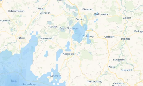 Regenradar Vorschaubild - Aktuelle Niederschläge in Zschaschelwitz und Umgebung