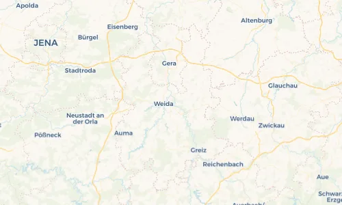 Regenradar Vorschaubild - Aktuelle Niederschläge in Zschorta und Umgebung
