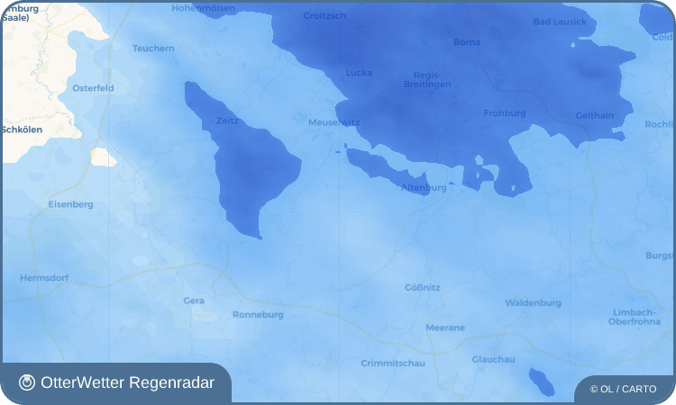 OtterWetter Regenradar-Widget Zweitschen